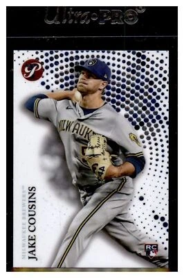 2022 Topps Pristine #212 Jake Cousins Brewers Rookie - Image 1 of 2