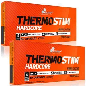 THERMO STIM HARDCORE- Thermogener Fatburner, Energie-Booster, Schlankheitspillen - Picture 1 of 11