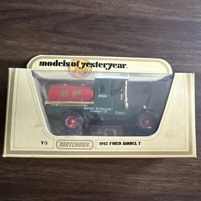 MATCHBOX MODELS OF YESTERYEAR Y-3 1912 FORD MODEL T B.P. TANKER - Image 1 of 4