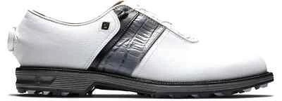 FootJoy Dryjoys Premiere Series Packard Boa  - White/Black/Grey 53921-BLEMS - Image 1 of 4