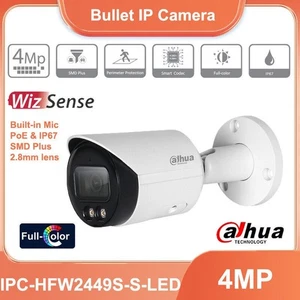 Cámara IP Dahua Wizsense Mic PoE Full Color Bullet IPC-HFW2449S-S-LED 2,8 mm - Imagen 1 de 9