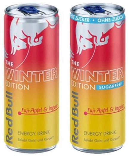 Red Bull Winter Edition 2025 Fuji-Apfel  & Ingwer 0,25 L EINWEG Pfand - Bild 1 von 1