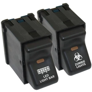 Piezas de interruptores basculantes dobles de 12 voltios para TJ Jeep Wrangler o XJ Cherokee - Imagen 1 de 19