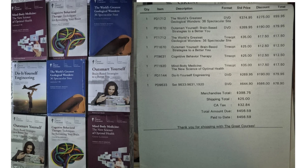 the great courses dvd And Book Foto 1 de 4