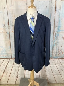 Cappotto tuta PJ Paul Jones blu navy uomo taglia 2XL sfoderato casual sport coat - Foto 1 di 16
