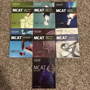 Kaplan MCAT Content Review Books + Quicksheets - Full Set of 7 - Picture 1 of 1