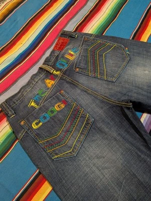 Coogie Authentic Australian Jeans The Art Of Life 38x34 Y2K Vintage Baggie Jeans - Image 1 of 4
