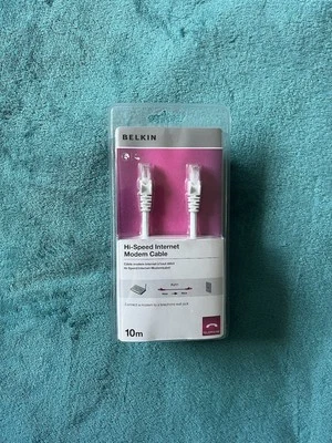 BELKIN Hi-Speed Internet Modem Cable - 10 Metre - Image 1 of 4