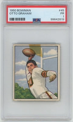 Bowman 45 Graham 1950 RC PSA 1 704177  Foto 1 de 2