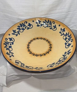 LIDIA Bastianich handbemalt groß 13" Pasta Servierschale rustikal primitiv Keramik - Bild 1 von 4