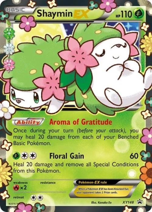 Pokemon Shaymin EX CASI NUEVO 1ª Edición Normal XY Promociones Foto 1 de 1