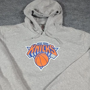 New York Knicks Hoodie Fanatics Fleece grau Herren Größe 5XL Basketballbekleidung  - Bild 1 von 8