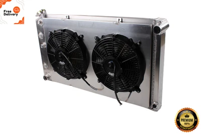 Full Aluminum Radiator Shroud Fan Kit For 71-76 Buick Riviera Electra Gran Sport Foto 1 de 4