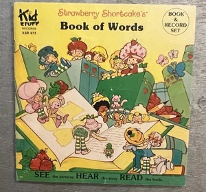 Strawberry Shortcake Book Of Words - See Hear Read Book w/ Record Set 1980s - Bild 1 von 10