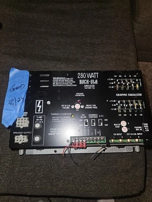 Rockola CD Jukebox Amplifier Black System Working! - Image 1 of 3