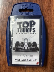 Top Trumps Williams Racing Top 30 Cars - Sealed - Picture 1 of 2
