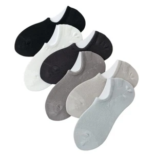 6 pares de calcetines cortos transpirables elásticos antideslizantes de algodón para hombre - Imagen 1 de 19