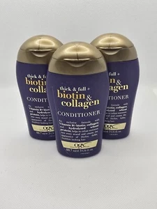 3pcs - OGX Thick & Full + Biotin & Collagen Conditioner 88.7 ml - Picture 1 of 5