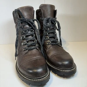 Größe 9 – braune Damen-Wanderstiefel aus Leder von Frye Datk - Bild 1 von 10