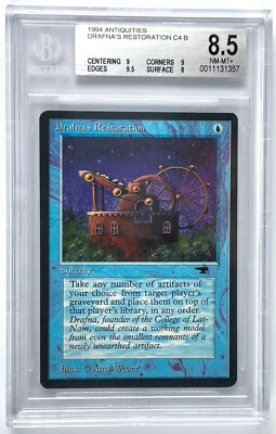 MTG Antiquities Drafna's Restoration BGS 8.5 (9, 9, 9.5, 8) NM-MT+  - Image 1 of 2