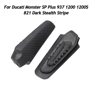 Cubiertas de goma estriba para Ducati Monster SP Plus 937 1200S 821 Stealth Dark - Imagen 1 de 13