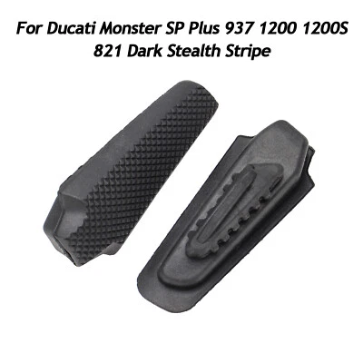 Footpeg Rubber Covers For Ducati Monster SP Plus 937 1200 1200S 821 Stealth Dark — 第 1/4 张图片