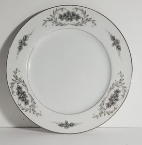 4 - Plato de Pan de Porcelana Gildhar Elsinore Japón Borde Platino Gris Rosas 6 1/2" - Imagen 1 de 3