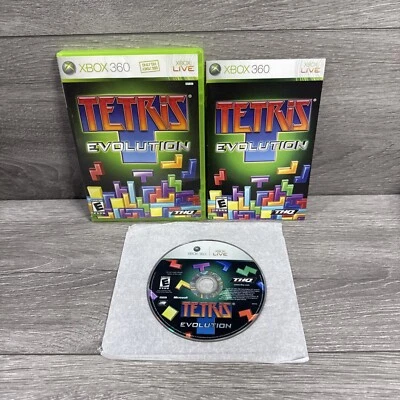 Mint💿! Tetris Evolution Complete CIB w/ Manual Xbox 360 Cleaned & Tested - Image 1 of 4