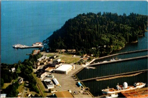 Postcard Astoria Oregon Tongue Point Job Corps Center former Naval Air Station - Picture 1 of 2