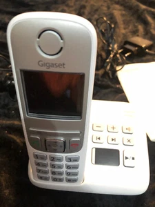 Gigaset AE 690 A Telefon Weiss mit AB, unbenutzt mit allem Zubehör - Zdjęcie 1 z 3