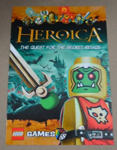 RARO 2011 LEGO HEROICA CÓMIC LA BÚSQUEDA DE LAS RELIQUIAS SECRETAS CÓMIC JUEGOS LEGO - Imagen 1 de 8