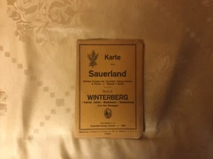 Karte vom Sauerland Blatt 9 Winterberg Kahler Asten Medebach Battenberg 1931 - Picture 1 of 1