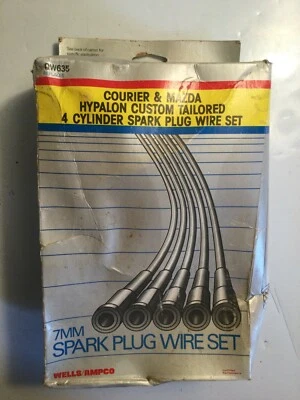 Wells QW635 7MM Spark Plug Wire Set Ford Courier Mazda 626 Subaru 4 Cyl 1.8 2.0L - Image 1 of 3