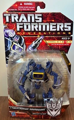 Transformers Cybertronian Soundwave Generations Decepticon Figure 2010 New B4 - Image 1 of 3