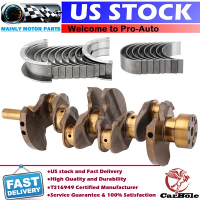 Crankshaft & Bearing Kit For Nissan Xterra Frontier Stanza D21 2.4L KA24E KA24DE - Image 1 of 4