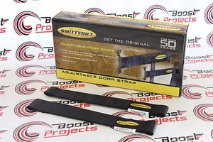Smittybilt Adjustable Doors Black Strap Pair For 1987-2018 Jeep Wrangler - Picture 1 of 5
