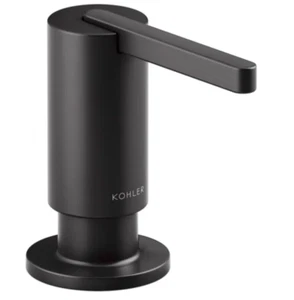 Kohler K-28293-BL Components Countertop 16oz Soap Lotion Dispenser Matte Black - Picture 1 of 1