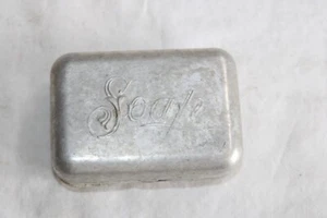 Vintage 1930’s B. Hecker Co., New York Aluminium Soap Dish/Travel Tin - Bild 1 von 9
