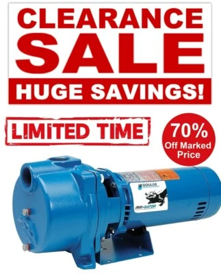 GOULDS  GT20 2 HP IRRI-GATOR Self-Priming Centrifugal Pump, 230 Volts 1 PH - Image 1 of 4