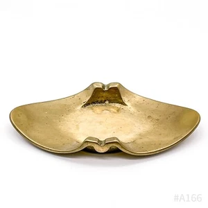 Vintage IN Ottone Vassoio Arti e Mestieri Wolfram Schmid Ottone - 7x14cm - Picture 1 of 12