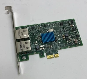 Dell 0FCGN Broadcom Dual Port Gigabit Adapter PCI-e Network Adapter Card - Photo 1/5
