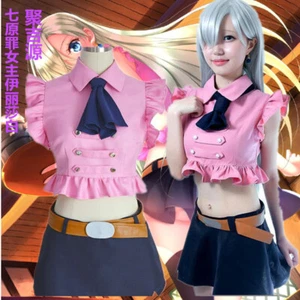 Cosplay The Seven Deadly Sins Elizabeth Costume Cursed by Light Suit Fancy Dress - Picture 1 of 12