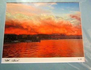 Baltimore, MD Inner Harbor Signed Original Photo "FURIOUS HARBOR" Lmtd #2 / 10 - Picture 1 of 5