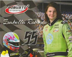 2017 Isabella Robusto "Robusto2 Motorsports" Legends Hero Card - Picture 1 of 1