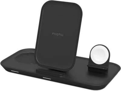 mophie 3-in-1 Wireless Charging Stand for Apple iPhone, AirPods/AirPods Pro 7.5W - Image 1 of 4