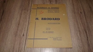 Catalogue 1957 - Instruments de chirurgie - H. Brodard - Médecine - Imagen 1 de 12