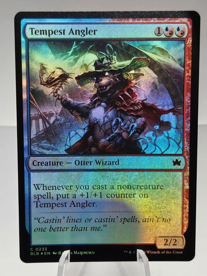 Tempest Angler - 235 - Foil - BLB - NM - MTG Magic the Gathering - Image 1 of 1