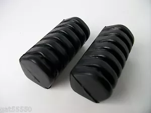 New For YAMAHA PW50 Footpeg Rubber 1981-2013 Footrest Rubbers PW 50 Foot Rest - Picture 1 of 3