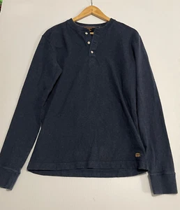 Superdry Mens Jumper Medium Blue Navy Sweater - Picture 1 of 3