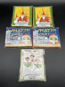 5 Packs of Mary Engelbreit Christmas Notecards Blank 30 Cards Total Holiday - Picture 1 of 7